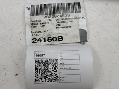 2021 Chevrolet Express 2500 GMC Savana Engine Control Module ECU 12688930 OEM