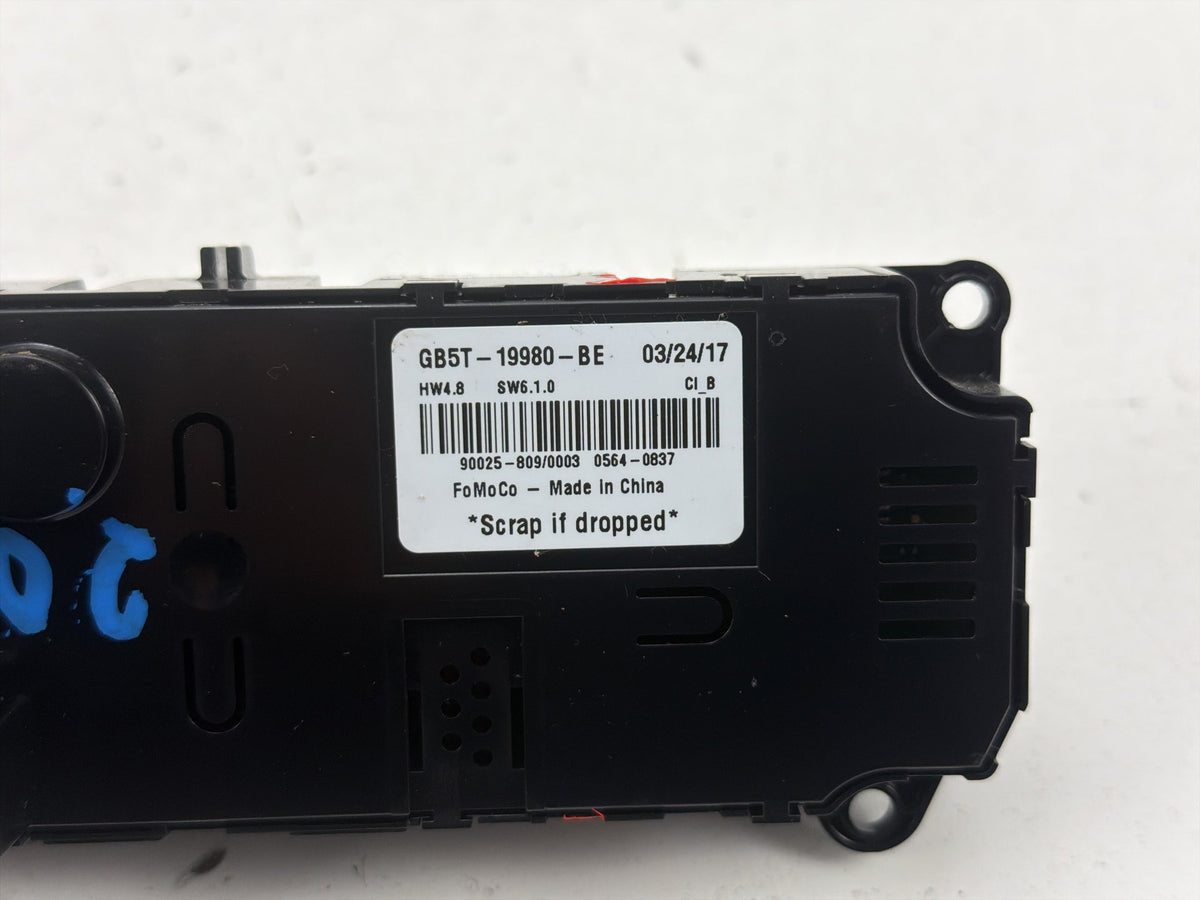2016-2019 Ford Explorer Climate AC Heater Temperature Control Panel OEM