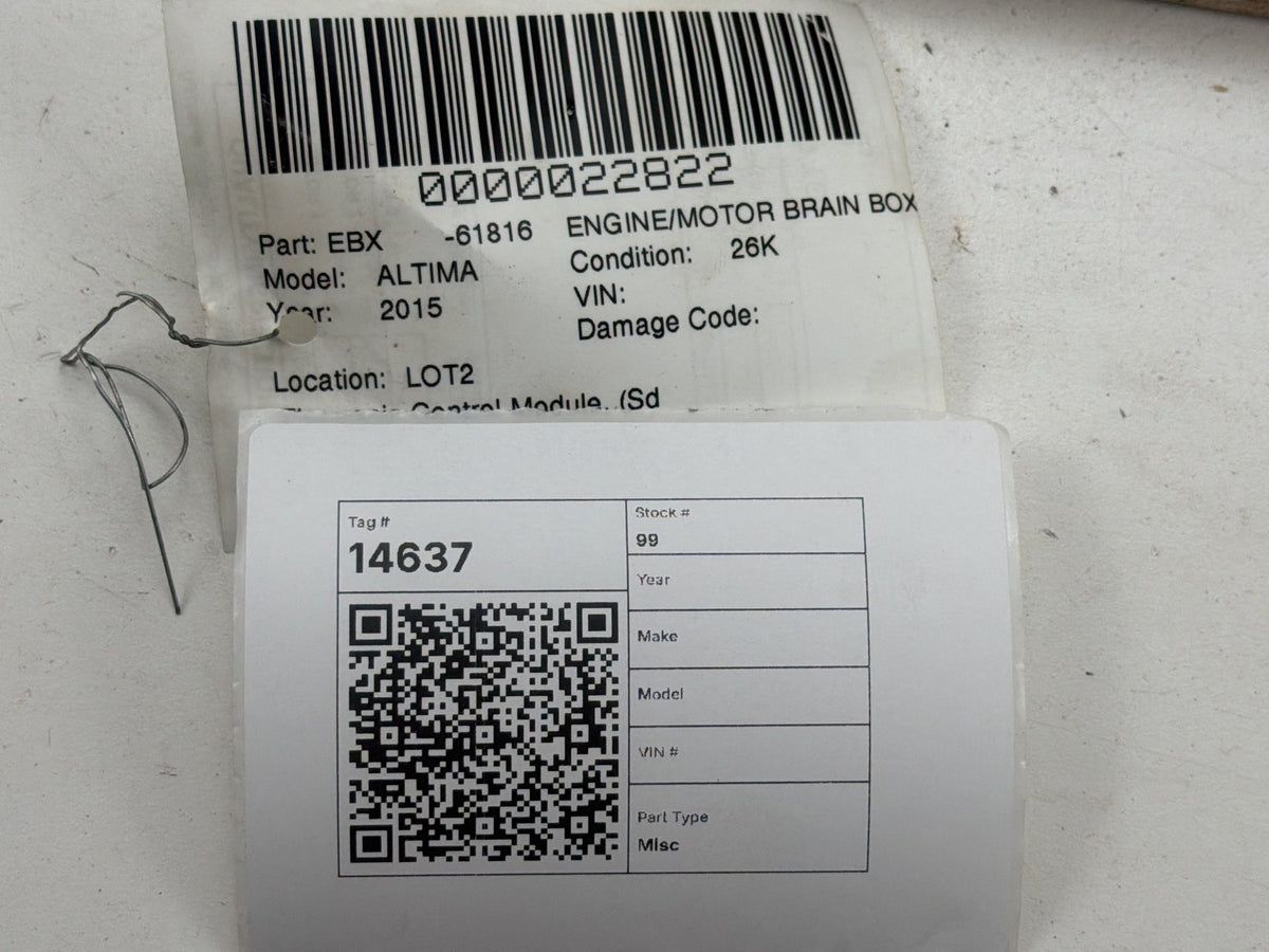 2013-2015 Nissan Sentra 1.8L Engine Control Module Unit ECU NEC017-058 OEM