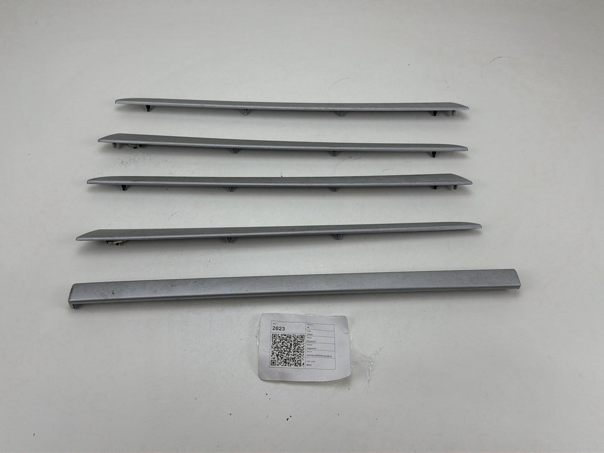 2003-2006 Porsche Cayenne Dashboard Door Panel Cover Strips Trim 7L5857222 OEM