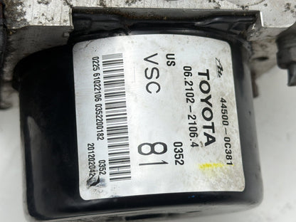 2012-2013 Toyota Tundra ABS Pump Control Module Assembly 44500-0C381 OEM