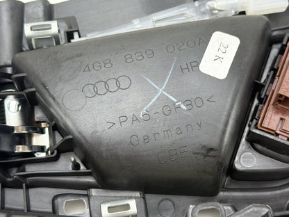 2012-2018 Audi A7 Quattro Rear Right Interior Door Handle w/ Tweeter Speaker OEM