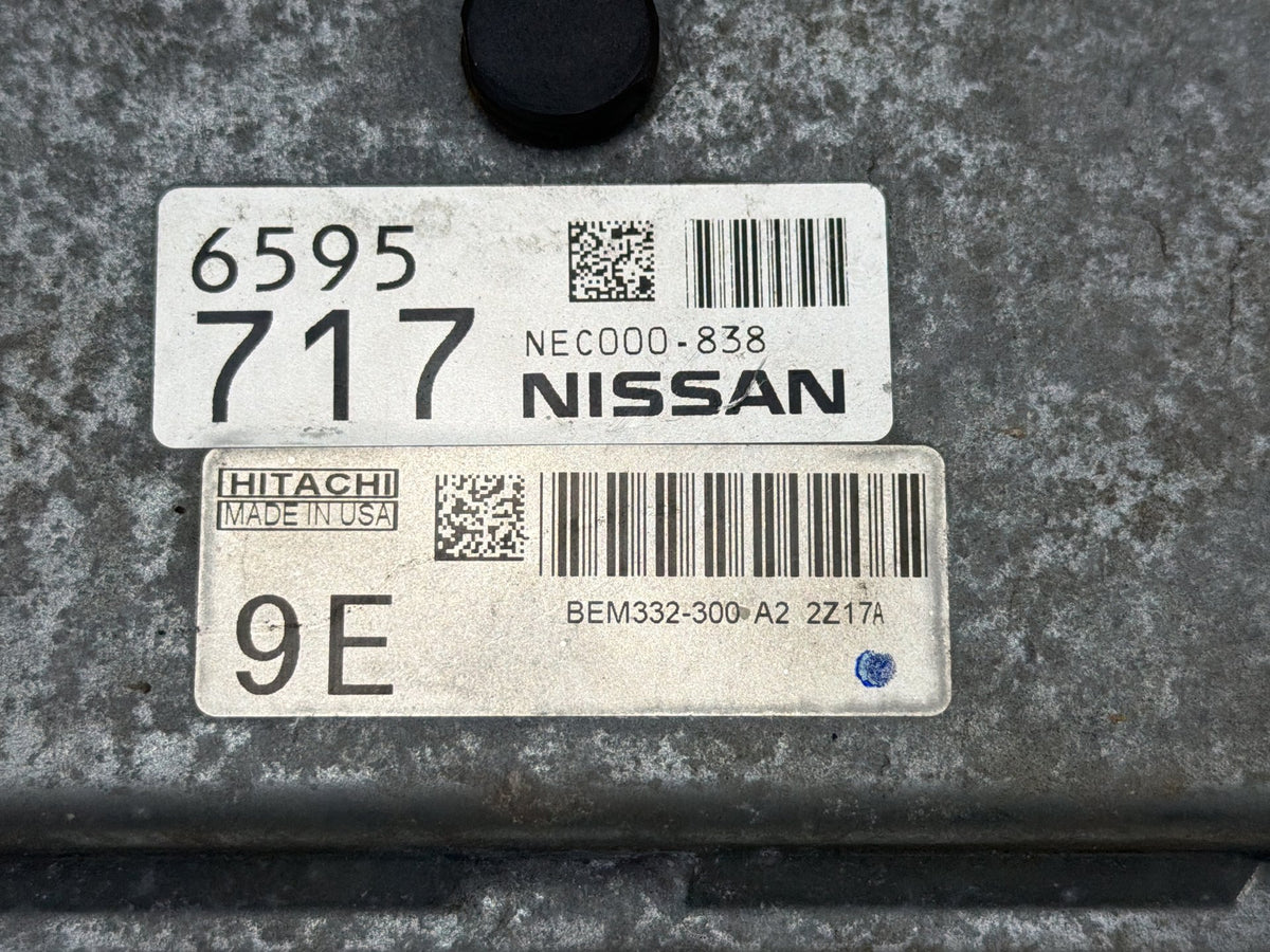 2012-2013 Nissan Versa Engine Computer Control Module ECU BEM332-300 OEM
