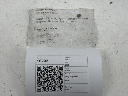 2013 Toyota Highlander Engine Control Module ECM ECU 89661-0E630 OEM