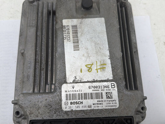 2014-2017 Maserati Ghibli Engine Computer/ ECU Control Module 670031346B OEM