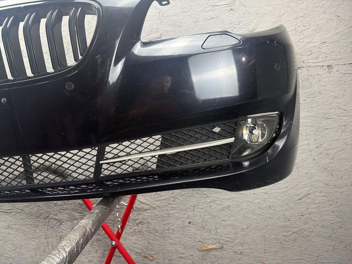 2011-2013 BMW 550i xDrive F10 Front Bumper Cover Grilles Fog Lights Set OEM