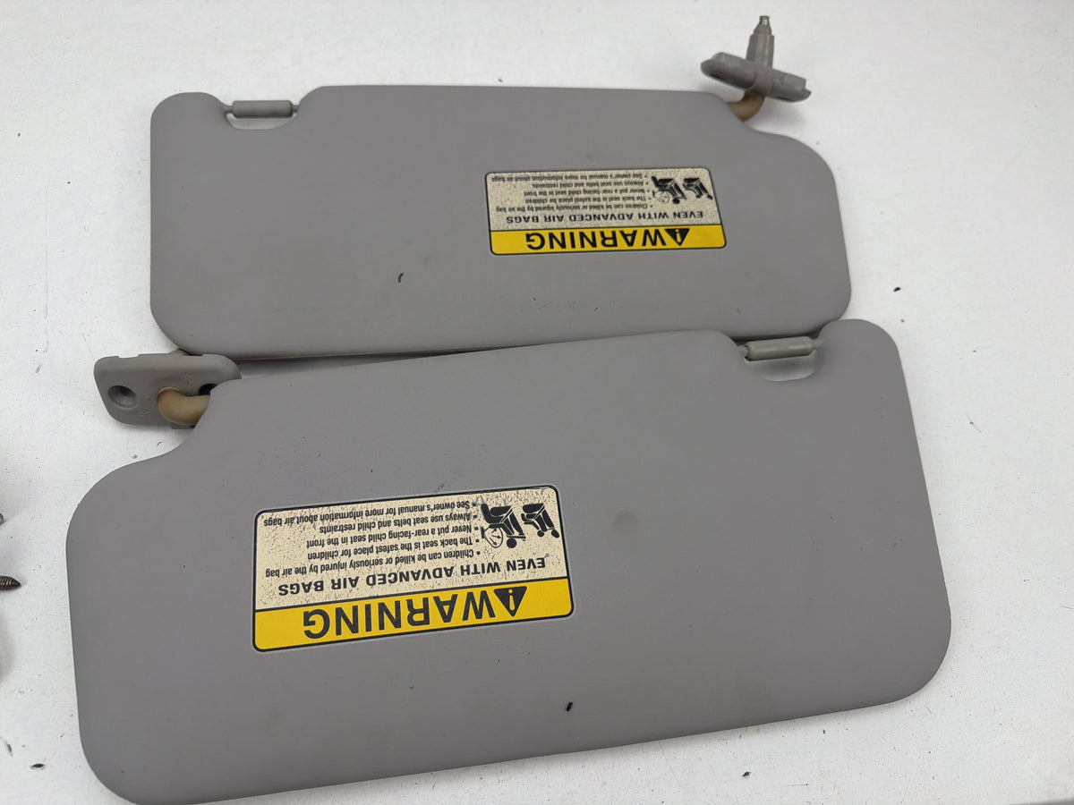 2007-2012 Kia Rondo Front Right & Left Side Sun Visor Pair OEM