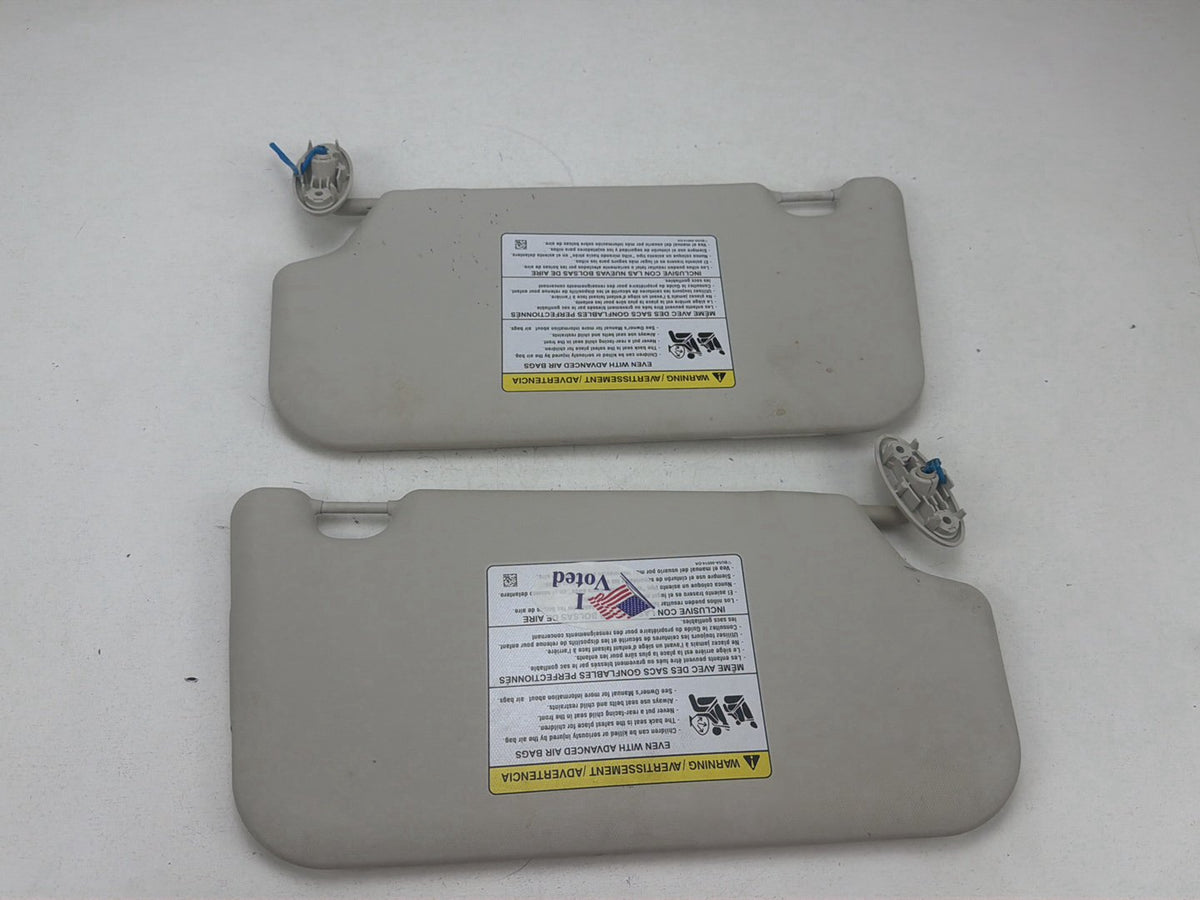 2012-2014 Ford Focus MK2 Right & Left Side Sun Visor Pair Set W/Mirror OEM