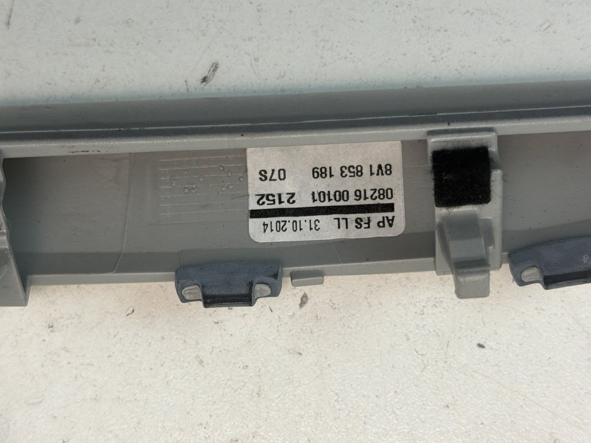 2015-2019 Audi A3 8V Interior Dash Trim/Moulding Set 8V1853190 OEM