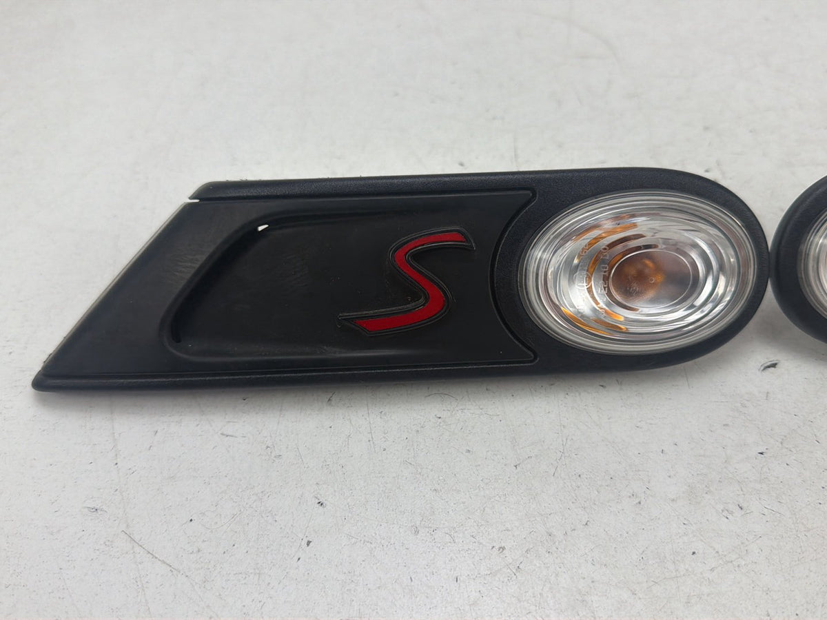 2007-2015 Mini Cooper S R56 R57 Left & Right Fender Turn Signal Marker Light OEM