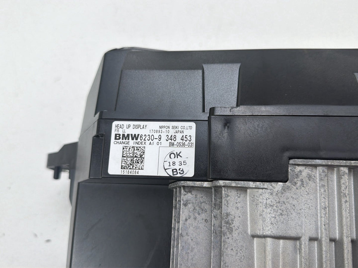 2014-2016 BMW X5 Front Dash Heads Up Display Unit 9348453 OEM
