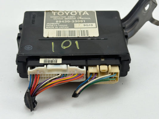 2007-2012 Lexus ES350 Outer Mirror Control Computer Module ECU 89430-33091 OEM