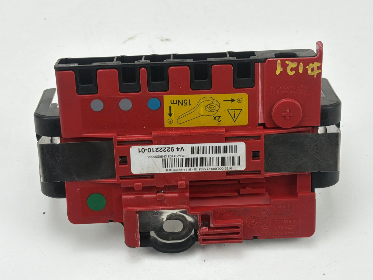 2010-2013 BMW X5 Battery Power Distribution Fuse Box 9222210-01 OEM