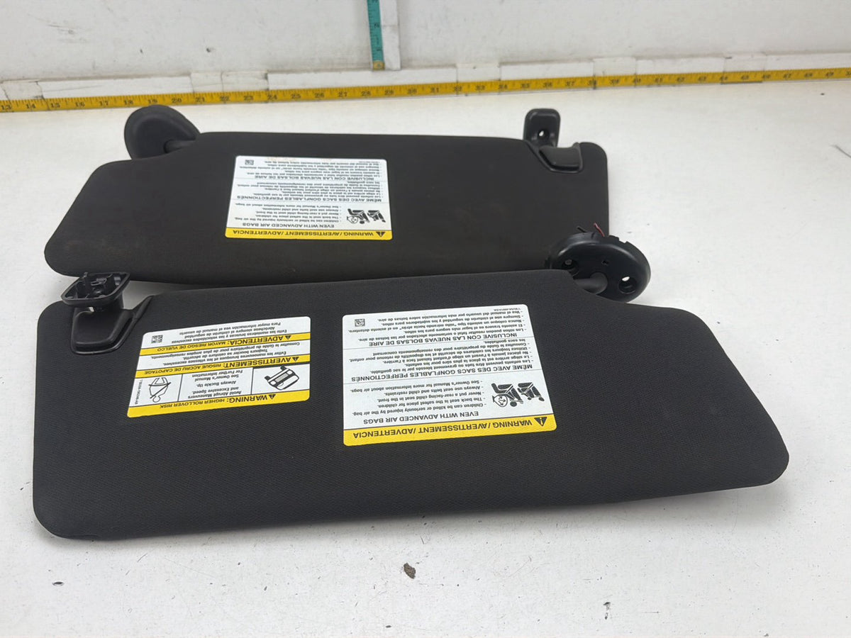 2011-2015 Ford Explorer Front Left & Right Side Sun Visor Pair OEM