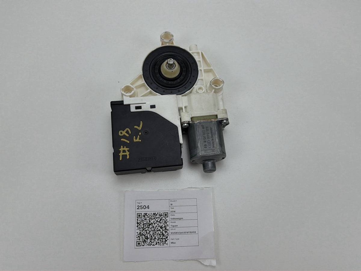 2013-2017 Volkswagen Tiguan Left Front Window Regulator/Motor 5N0959701F OEM