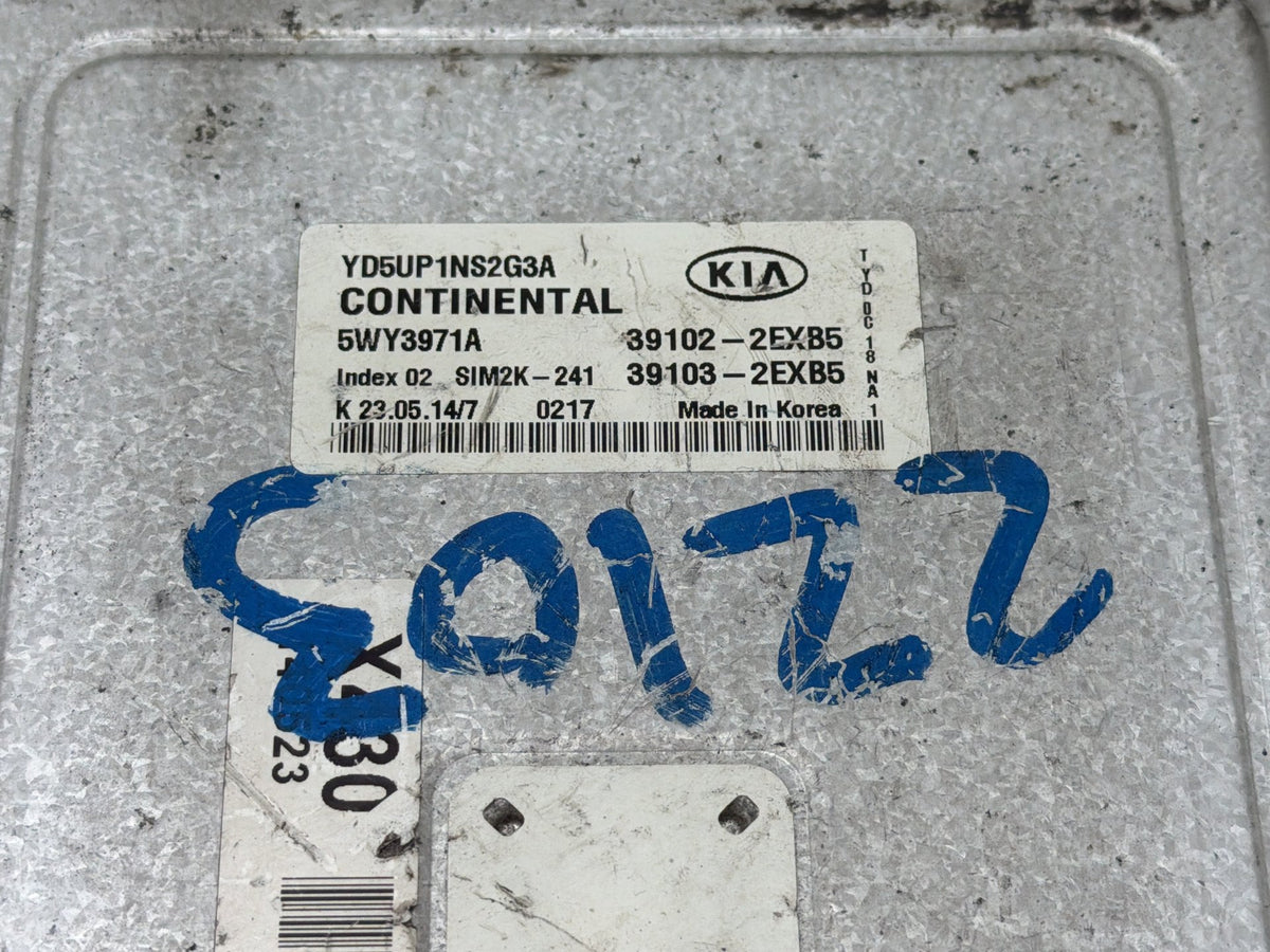 2015-2016 Kia Forte Engine Computer/ ECU Control Module 39102-2EXB5 OEM
