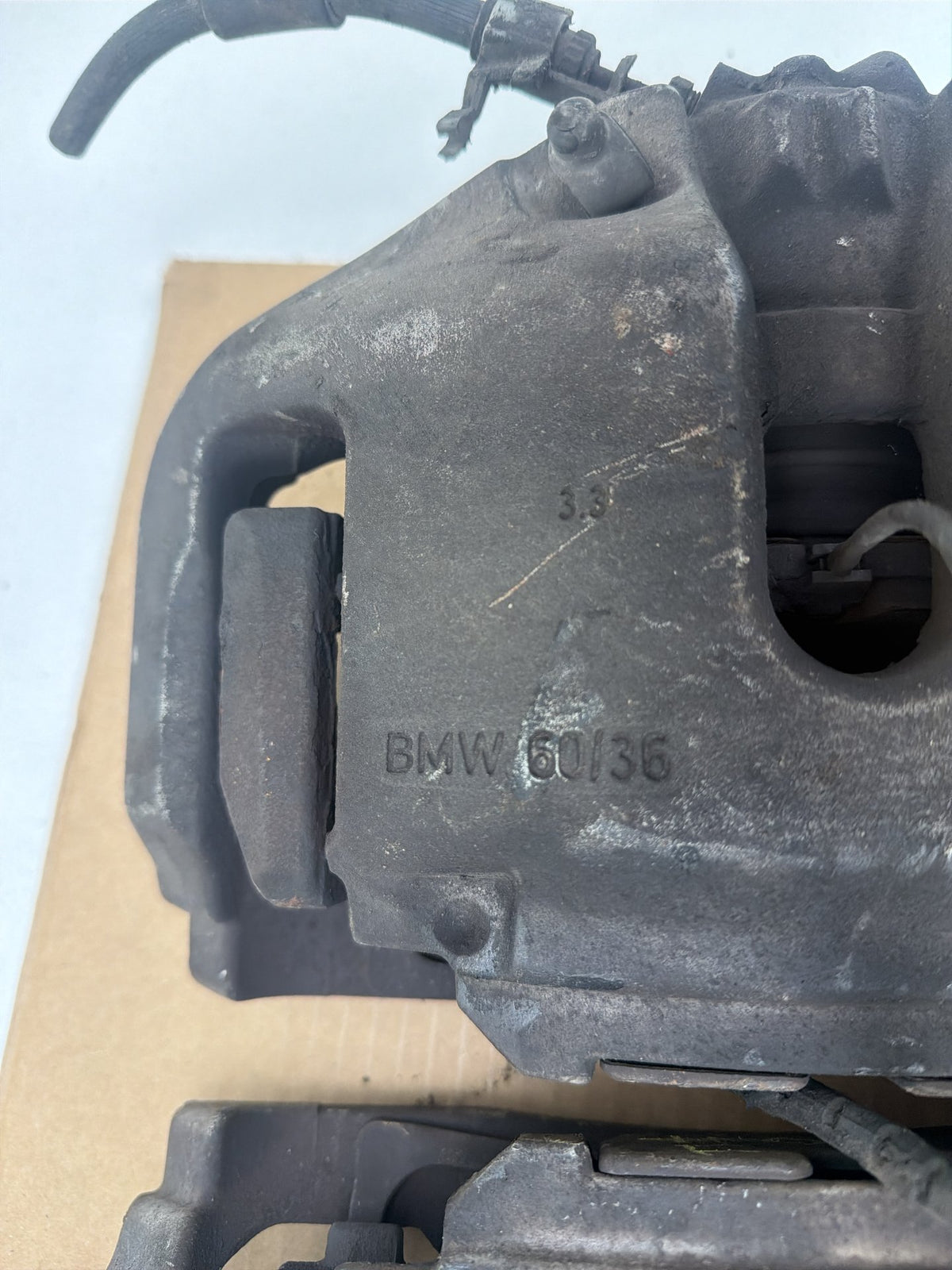 2014-2016 BMW 550i 4.4L Front Left & Right Side Brake Caliper Pair OEM