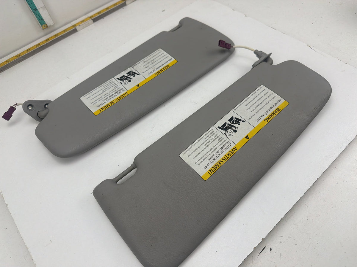 2009-2011 BMW 335i xDrive Front Right & Left Side Sun Visor Pair OEM