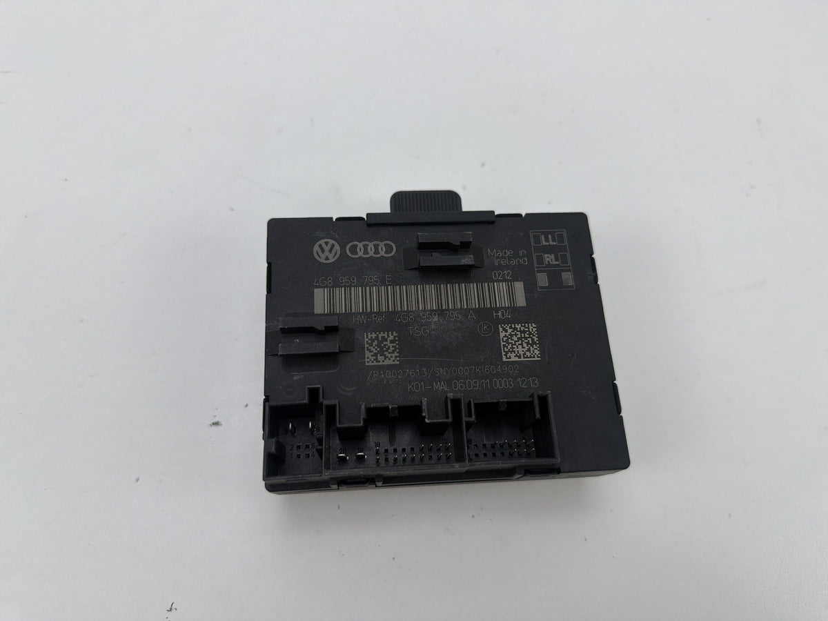 2012-2018 Audi A7 Quattro Rear Left Side Door Control Module 4G8 959 795 E OEM