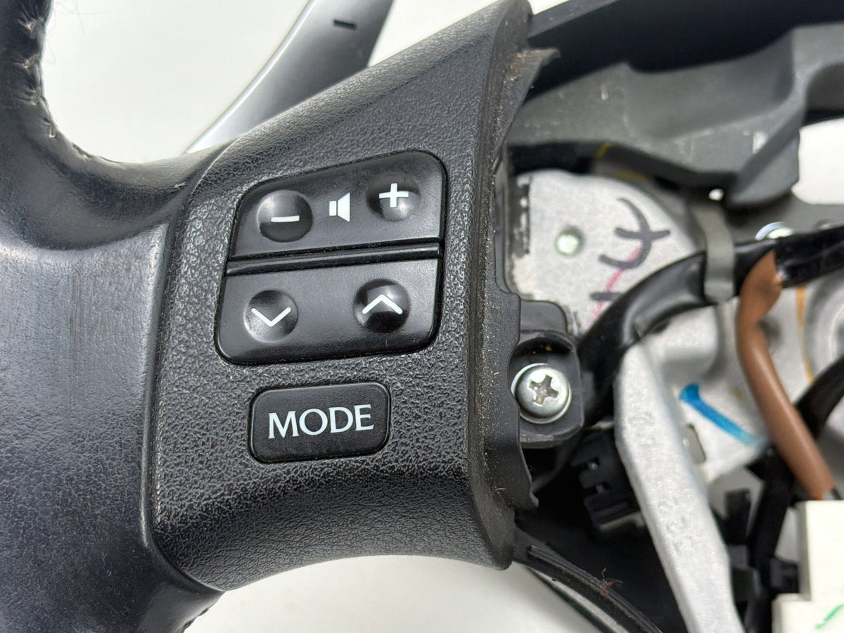 2006-2013 Lexus IS250 Steering Wheel w/ Shift Paddles Black GS120-02380 OEM