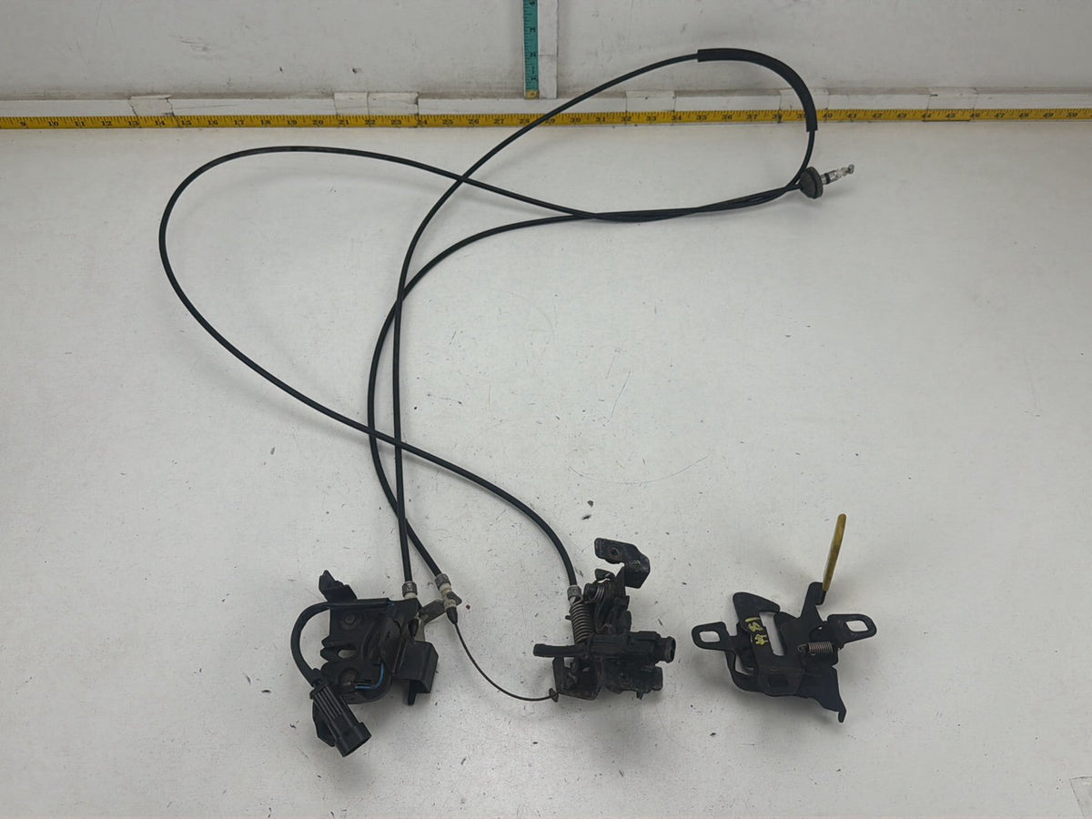 2014-2017 Maserati Ghibli III M157 Front Hood Latch Lock Actuator Cable Set OEM