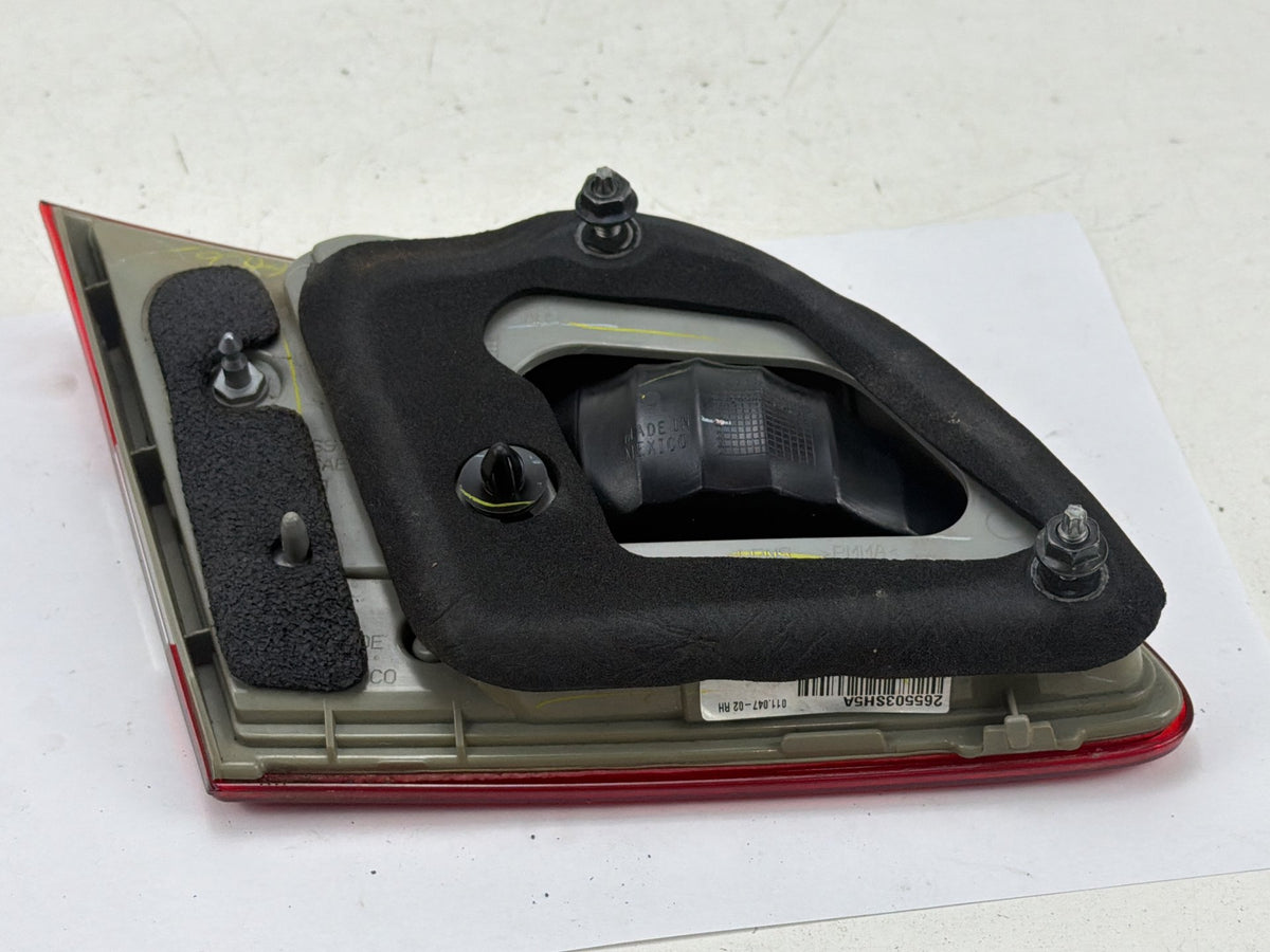 2013-2015 Nissan Sentra Right Side Inner Trunk Lid Tail Light 265503SH5A OEM