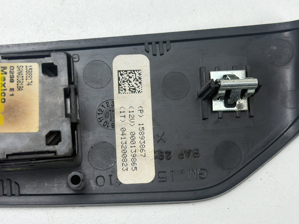 2007-2014 GMC DENALI GMT900 Rear Left Driver Side Power Window Switch OEM