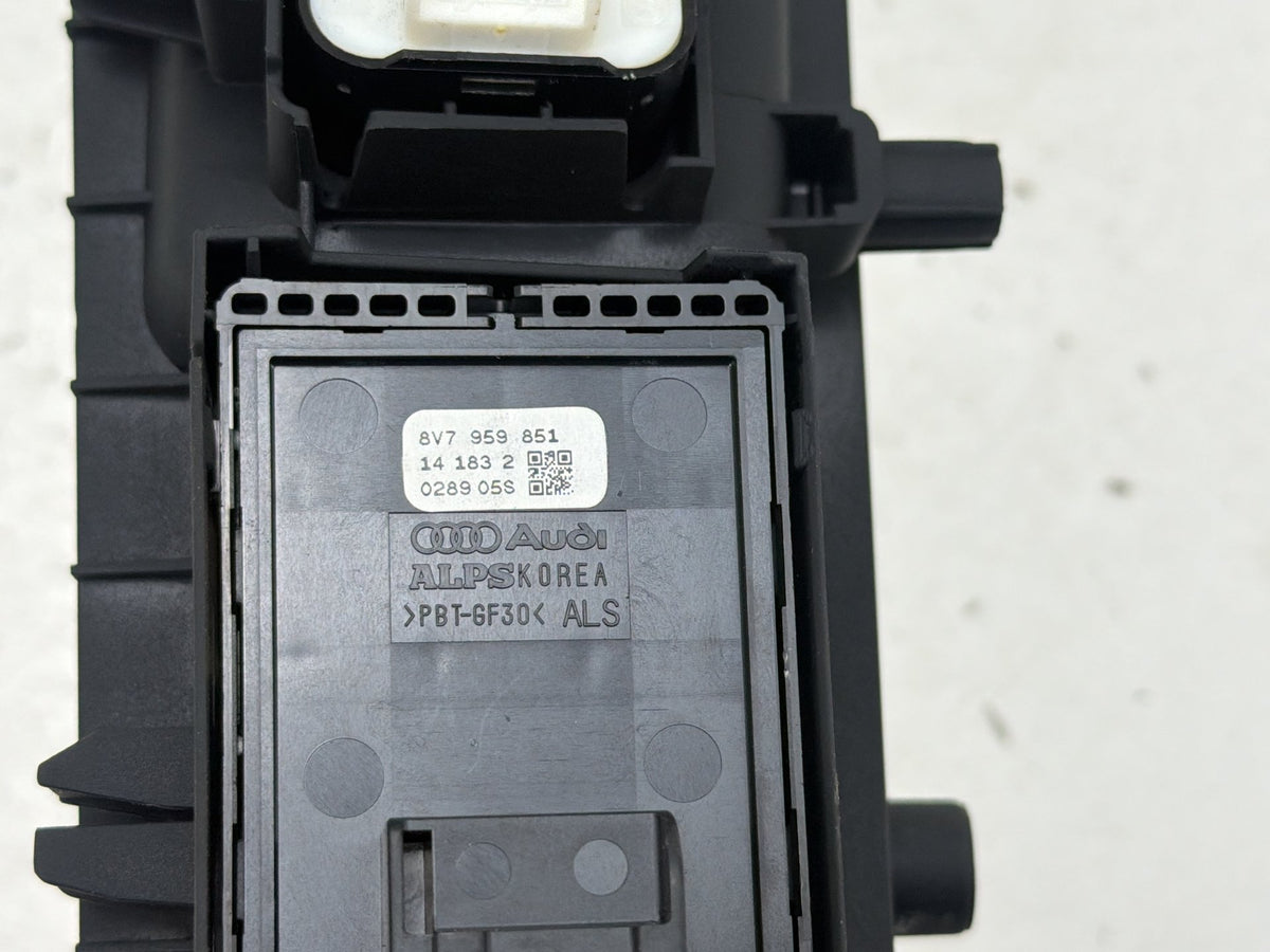 2015-2020 Audi A3 Front Left Driver Side Power Window Switch 8V4959521 OEM