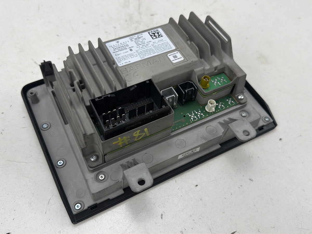 2014-2017 Maserati Ghibli Dash Navigation Info Display Screen 670104486 OEM