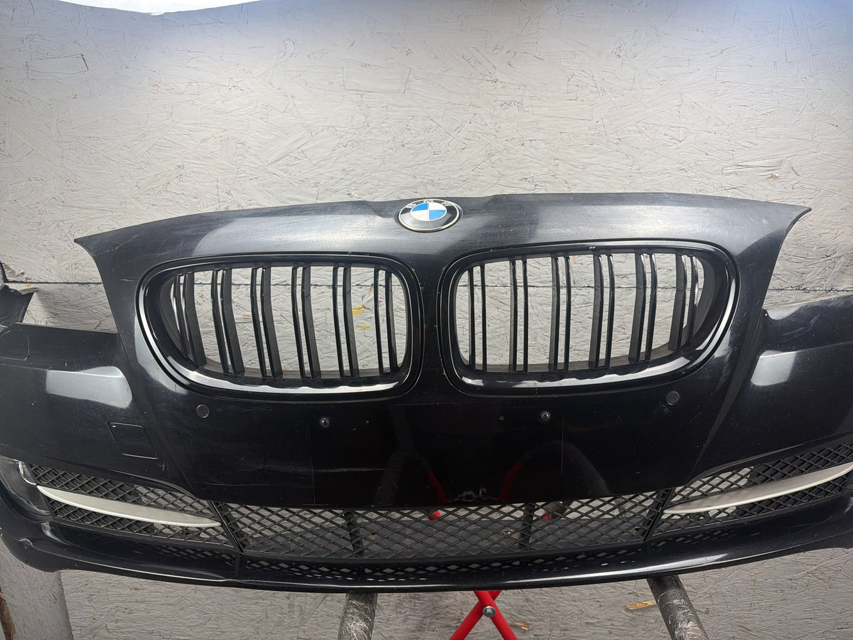 2011-2013 BMW 550i xDrive F10 Front Bumper Cover Grilles Fog Lights Set OEM