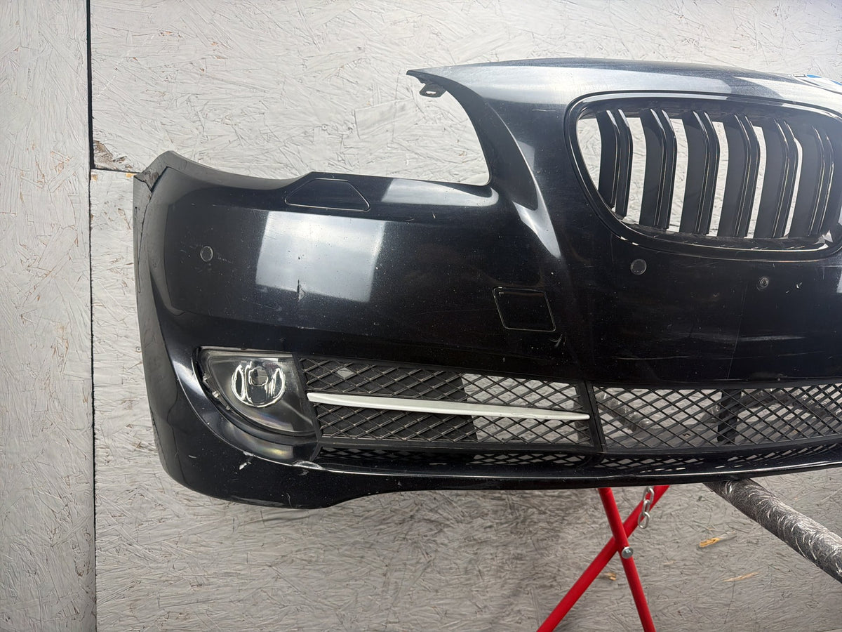 2011-2013 BMW 550i xDrive F10 Front Bumper Cover Grilles Fog Lights Set OEM