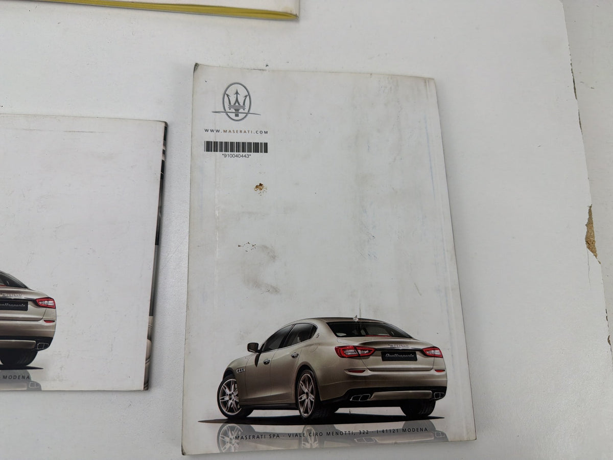 2015 Maserati Quattroporte M156 Owner's Manual Guide BooK Set 2018244 OEM