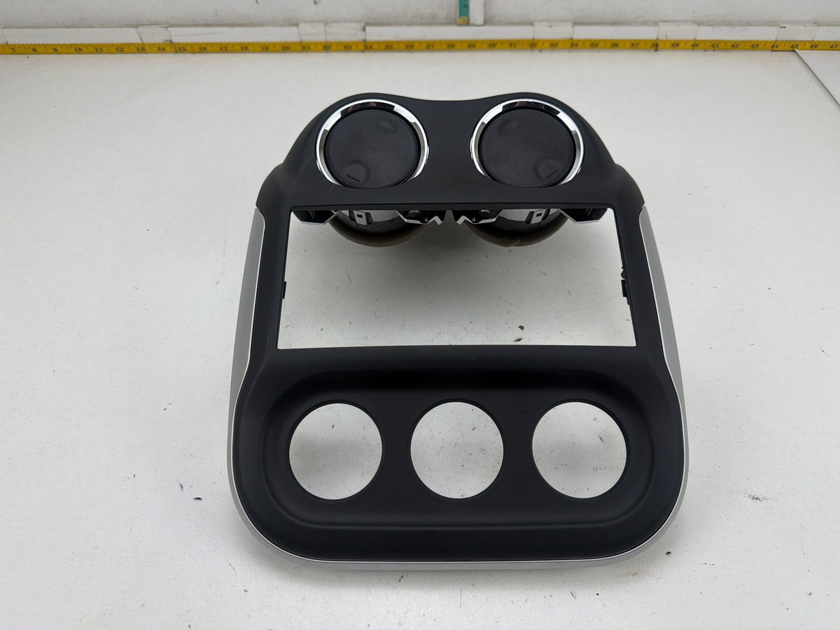 2011-2016 Jeep Compass Radio AC Climate Control Bezel Trim w/ Vents OEM