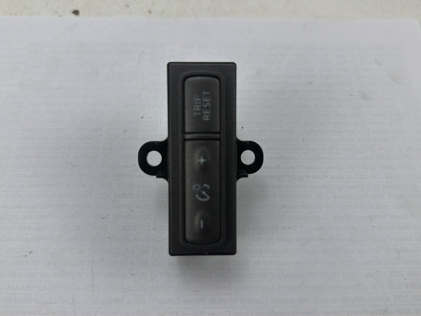 2014-2020 Infiniti Q50 V37 Instrument Cluster Trip Reset & Dimming Switch OEM