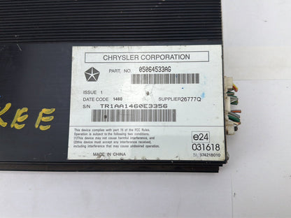 2011-2013 Jeep Grand Cherokee WK-AM FM Radio Audio Amplifier 05064533AG OEM