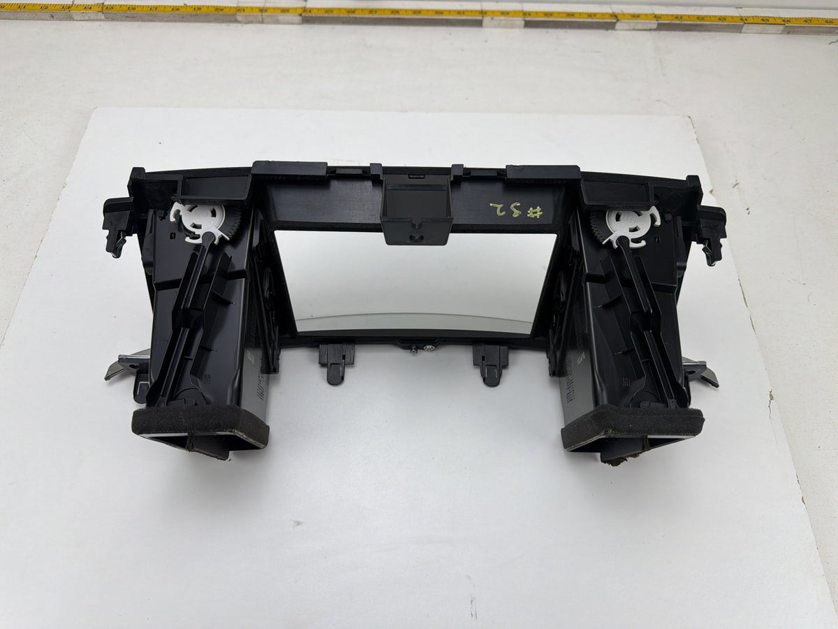 2011-2013 Infiniti QX56 Center Dash Display Bezel Trim & Air Vent Grille OEM