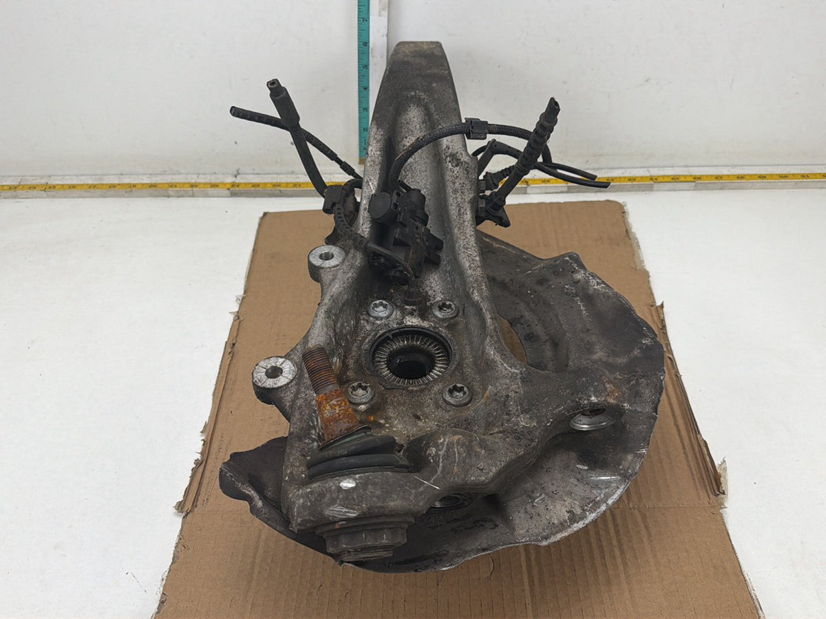2012-2016 BMW 528i F10 Left Front Steering Knuckle AlMgSiCu OEM
