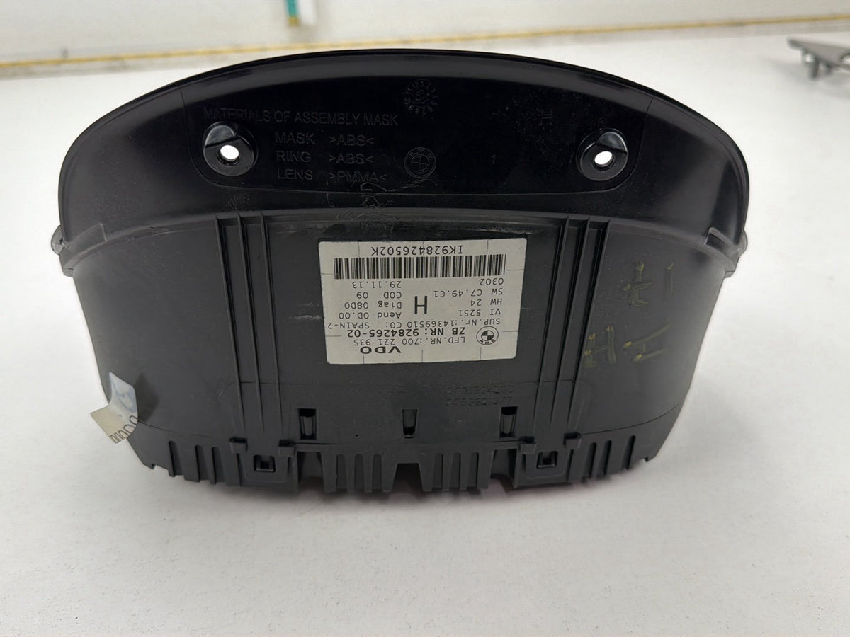 2013-2015 BMW X1 E84 Instrument Gauge Cluster Speedometer 9284265-02 OEM