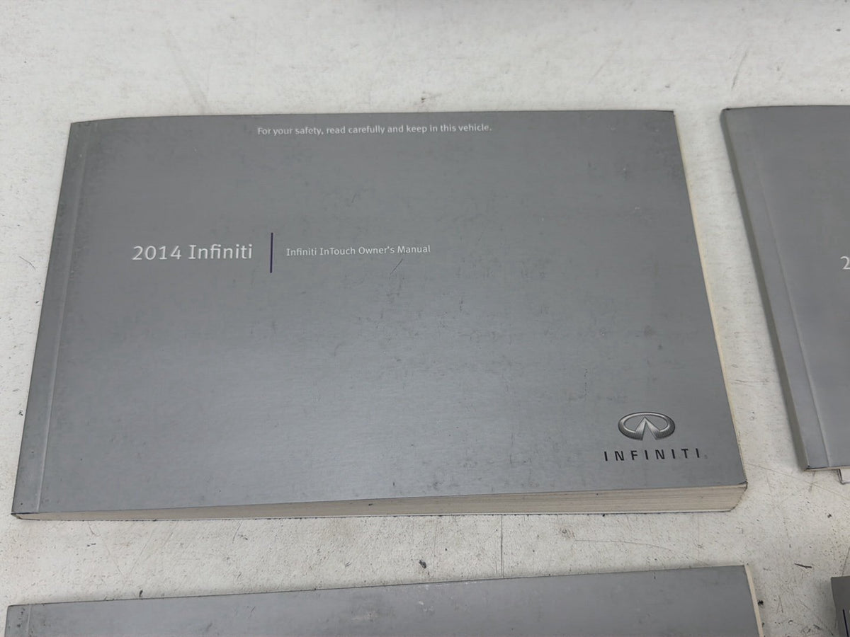2014 Infiniti Q50 Owners Manual Set Guide Books Case Pouch Wallet OEM