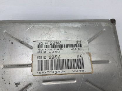 2005-2006 Chevrolet Silverado-Engine Computer Control Module 12589462 OEM