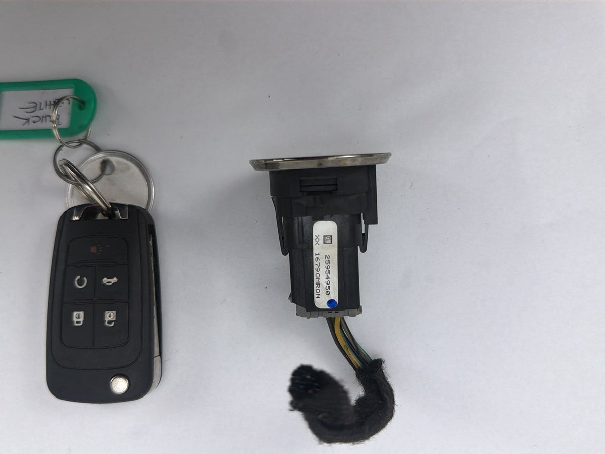 2010-2013 Buick LaCrosse Keyless Ignition Switch Button w/ Remote Key Fob OEM