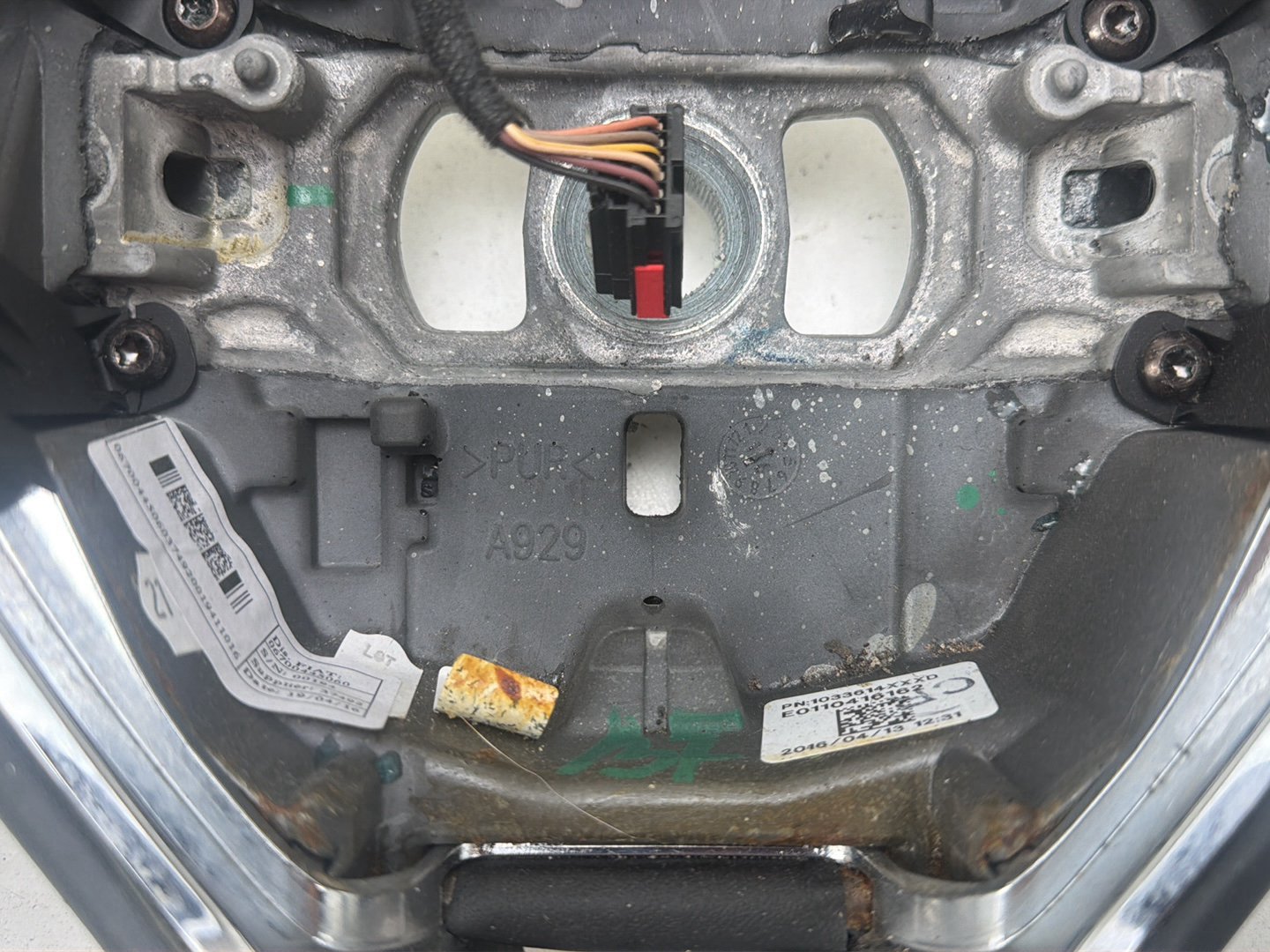 2014-2017 Maserati Ghibli Black Steering Wheel W/Audio Cruise Switches OEM