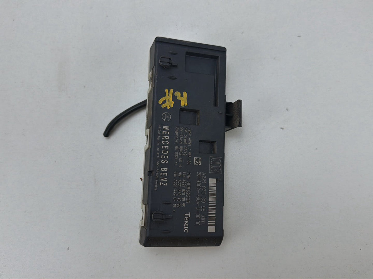 2007-2013 Mercedes-Benz S-Class W221 Trunk Release Remote Control Module OEM