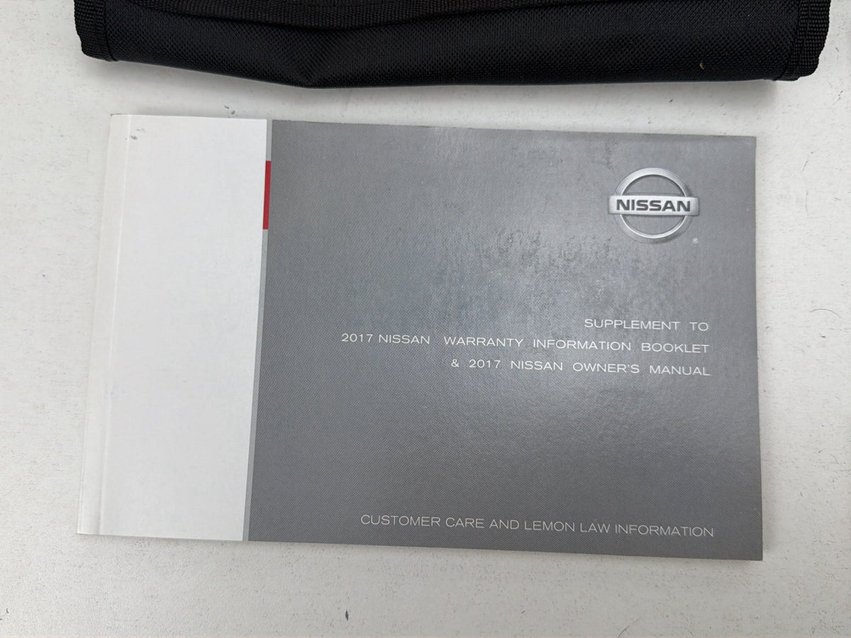 2017 Nissan Sentra Owner's Manual Guide Book Set w/ Case OEM