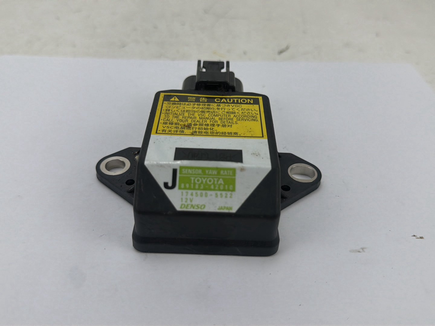 2007-2009 Lexus ES350 VSC ABS Anti Skid Stability System Yaw Rate Sensor OEM