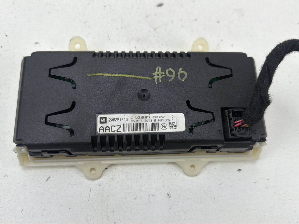 2010-2012 Buick LaCrosse Dashboard Information Display Screen 20825154G OEM