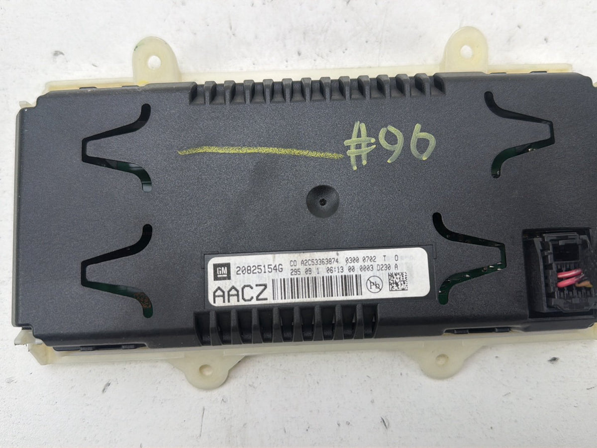 2010-2012 Buick LaCrosse Dashboard Information Display Screen 20825154G OEM