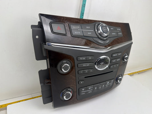 2011-2013 Infiniti QX56 Radio Audio Media Climate Control Switch Panel OEM
