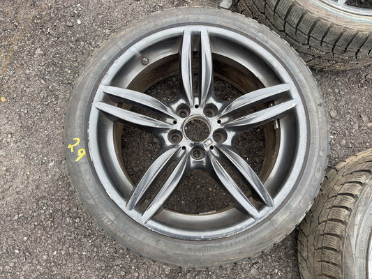 2010-2018 BMW 5 6 Series Alloy Wheels Tires Set of 4 245/40R19 98V OEM
