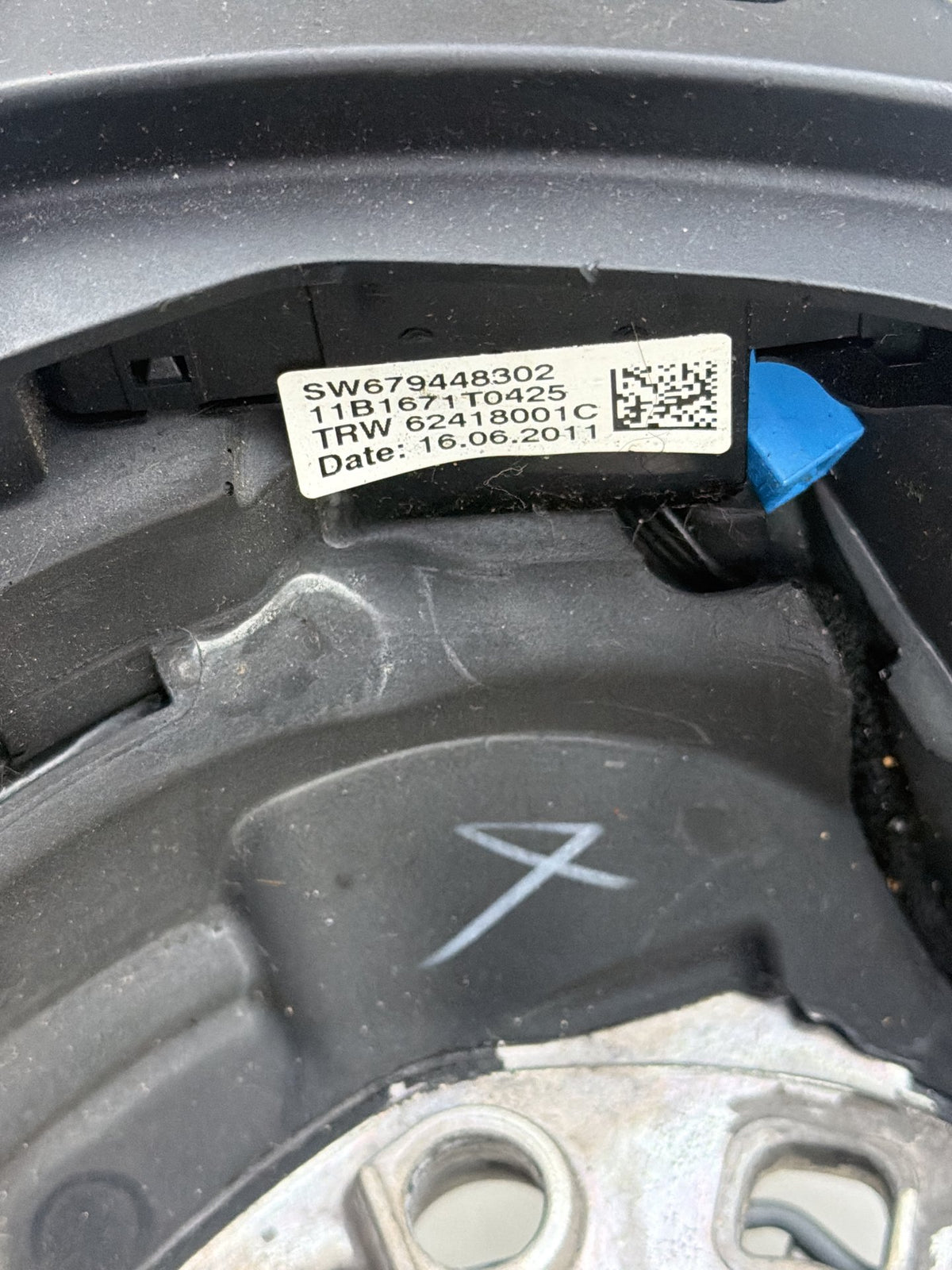 2009-2011 BMW 335i xDrive Steering Wheel w/ Controls Black 9217864 OEM